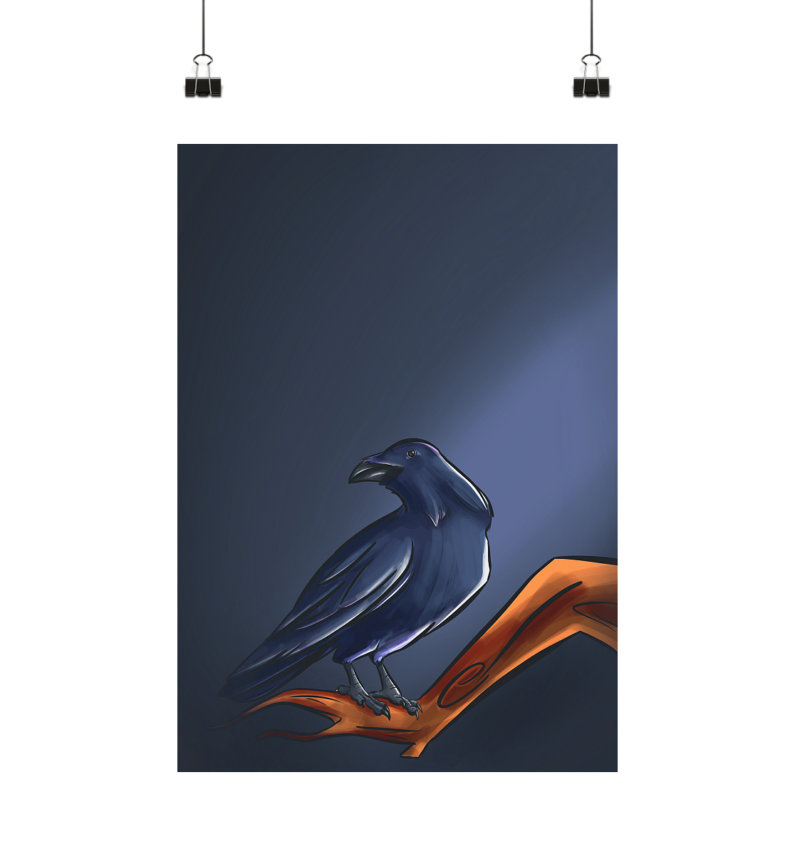 Rayven Illustration | Rabe - Poster