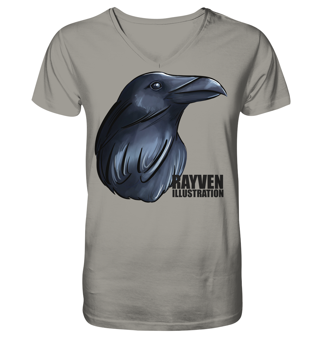 Rayven Illustration - V-Neck Shirt