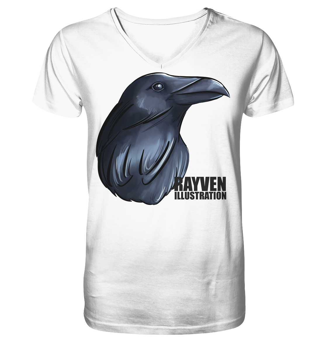 Rayven Illustration - V-Neck Shirt