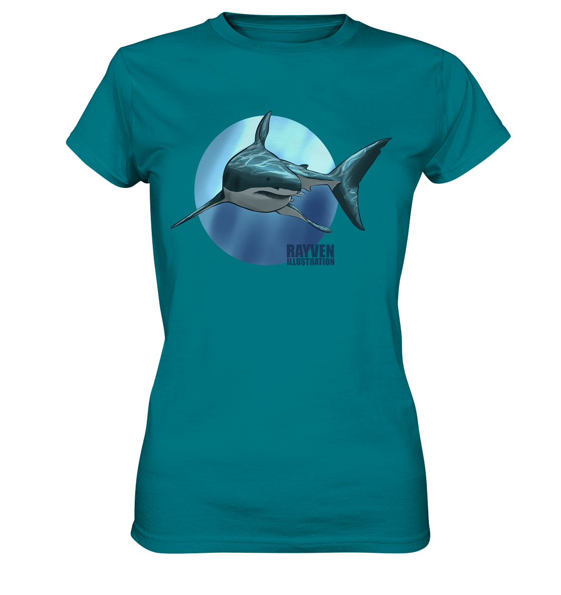 Rayven Illustration | Shark - Ladies Premium Shirt
