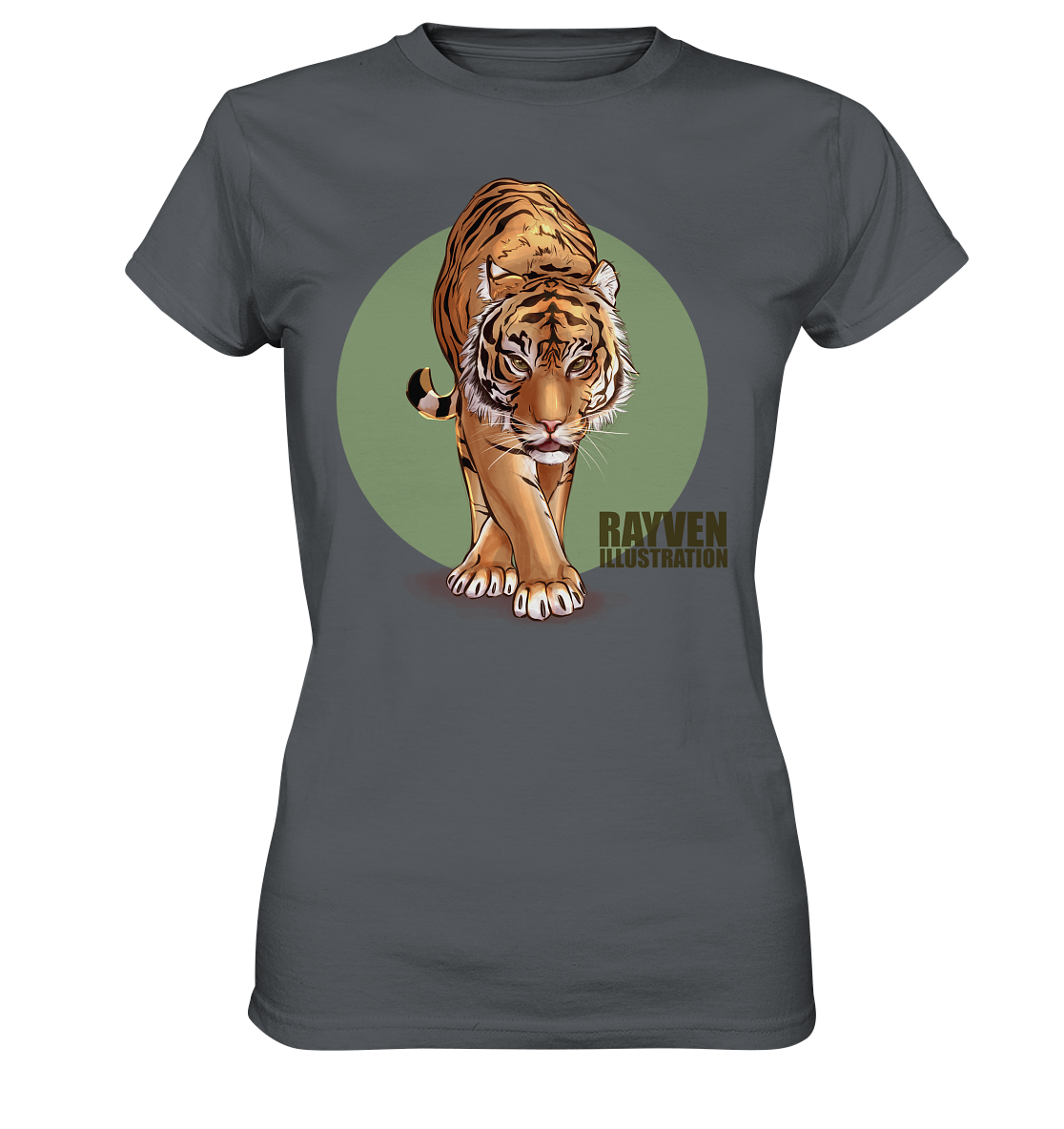 Rayven Illustration | Tiger - Ladies Premium Shirt
