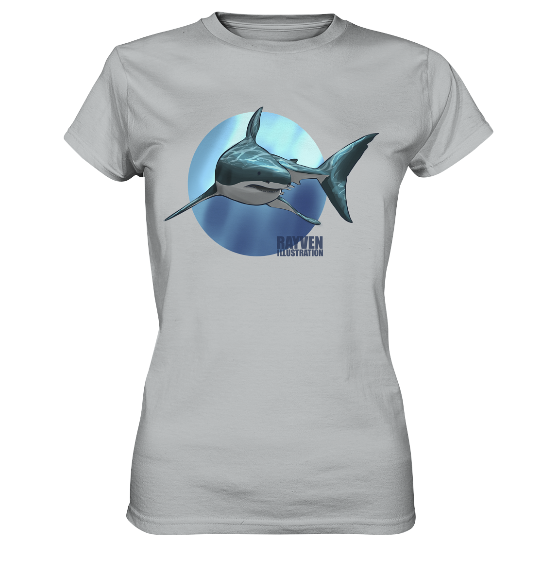 Rayven Illustration | Shark - Ladies Premium Shirt