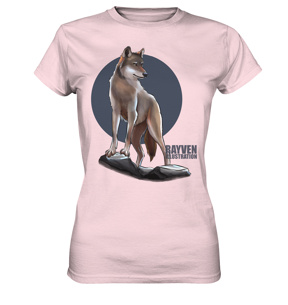 Rayven Illustration | Wolf - Ladies Premium Shirt