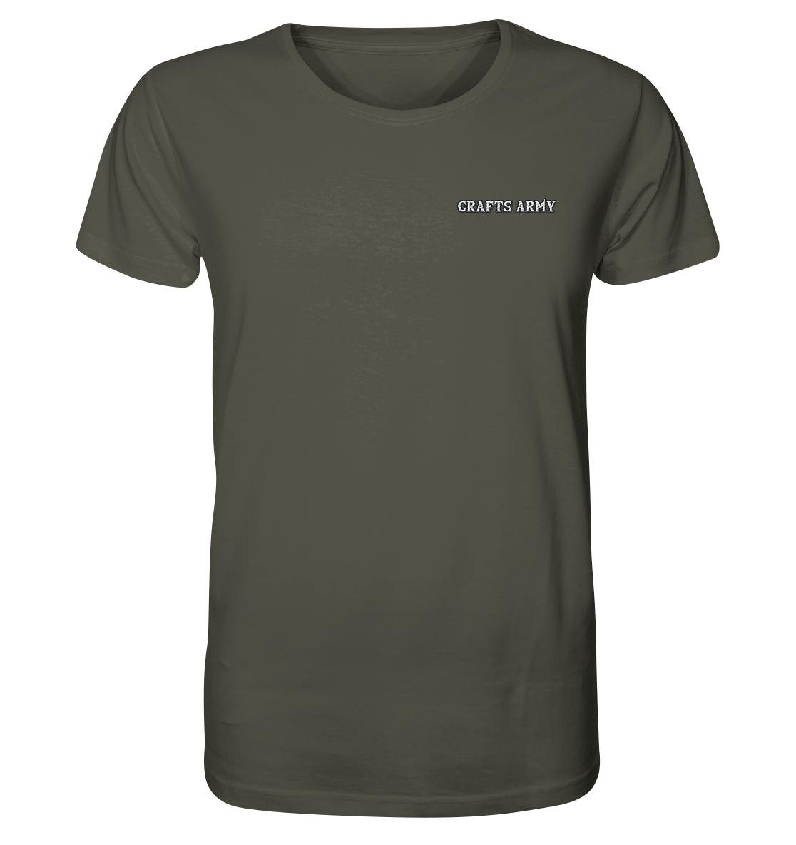 Crafts Army Weiß (Stick) - Organic Shirt (Stick)