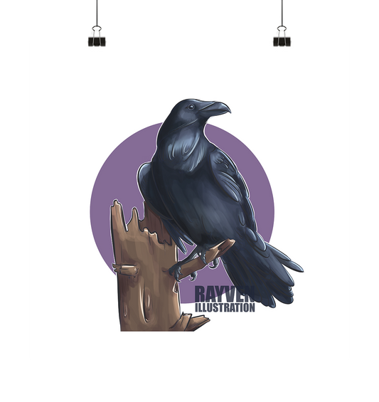 Rayven Illustration | Raven - Poster