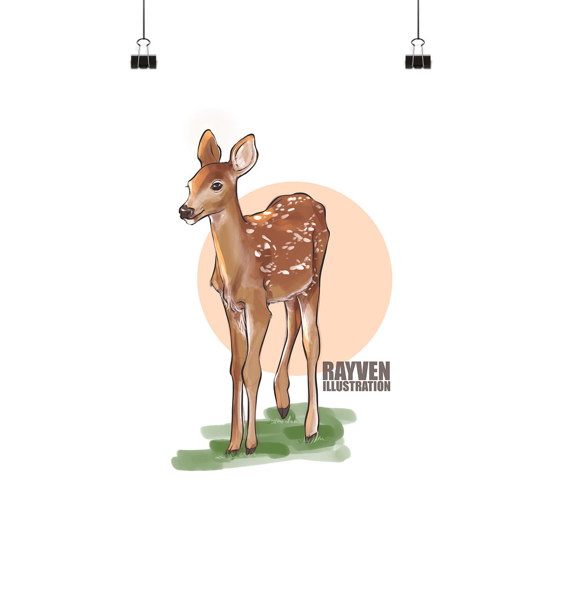 Rayven Illustration | Deer - Poster