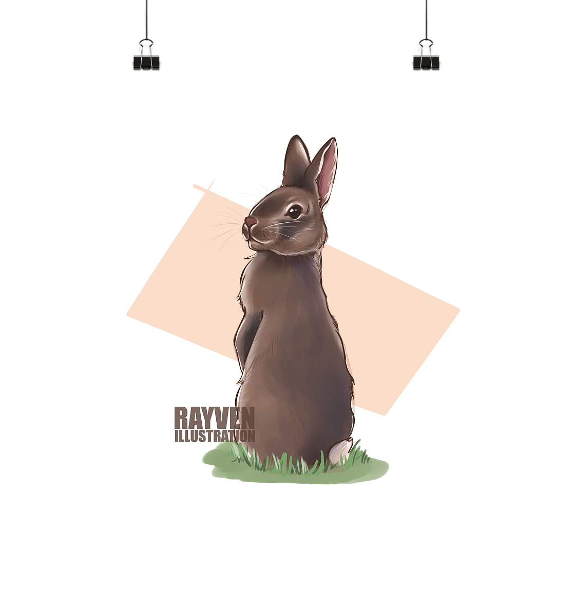 Rayven Illustration | Rabbit - Poster