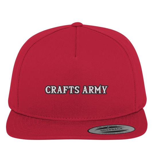 Crafts Army Weiß (Stick) - Premium Snapback